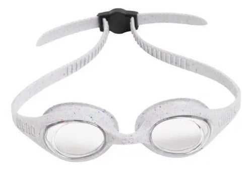 Lente Natacion Spider Kids Blanco Arena