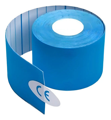 Cintas Kinesiologicas Vendaje Neuromuscular Kinesio Tape Color Azul