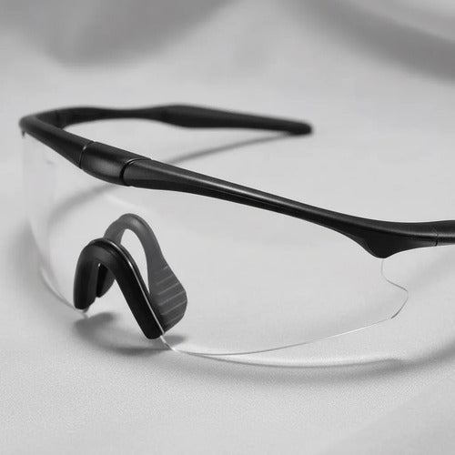 Lentes Ciclismo Transparentes Zuba Transparente Negro