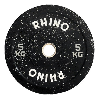 Disco Olimpico Caucho Bumper Crossfit Levantamiento 5kg Negro