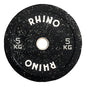 Disco Olimpico Caucho Bumper Crossfit Levantamiento 5kg Negro