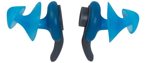 Tapones De Oídos Para Natación Speedo Biofuse Azul/gris - 1 Par