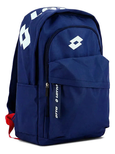 Lotto Giada Mochila Urbana Y Escolar Marino-blanco Liso