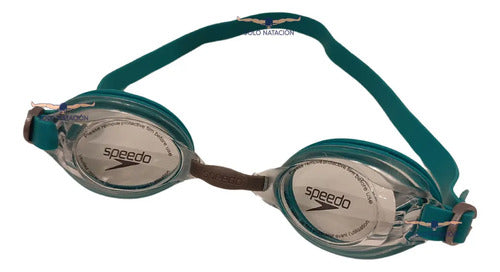 Lentes Speedo Jet De Agua Natación Piscina Playa Color Verde/transparente (408)