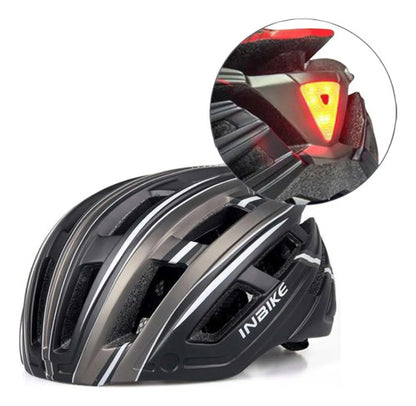 Casco Bicicleta Ciclismo Luz Led - Inbike Negro M