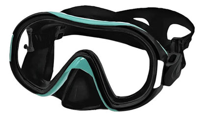 Set Snorkel Hydro Mascara Adulto Buceo Natacion Antifog Kit Turquesa
