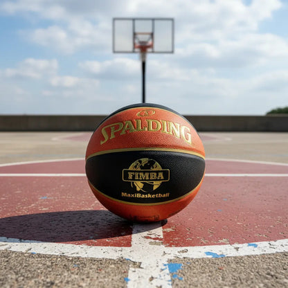 Pelota Basquetbol Spalding Maxibasquetball N°6 Mmsports Marrón Claro