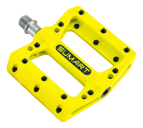 Pedales Bicicleta 9/16 105 X 100 X 18,5 Mm Colores Sumart