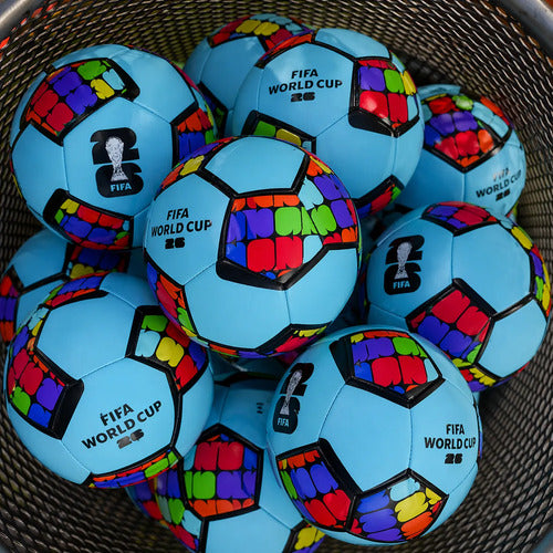 Pelota Fútbol N°5 Mundial 2026 Diseño Oficial Alta Calidad Celeste