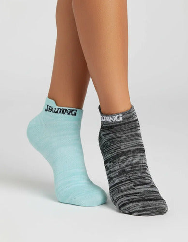 Medias Soquetes Spalding Multicolor Multicolor Liso 35-39 Multicolor Liso 35-39