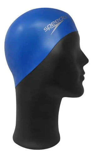 Gorra de Natación Speedo Plain Flat Silicona – Junior, Royal