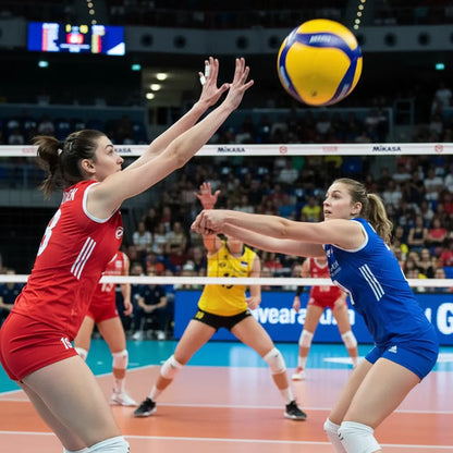 Pelota Volleyball Profesional 18 Paneles - Mikasa Amarillo
