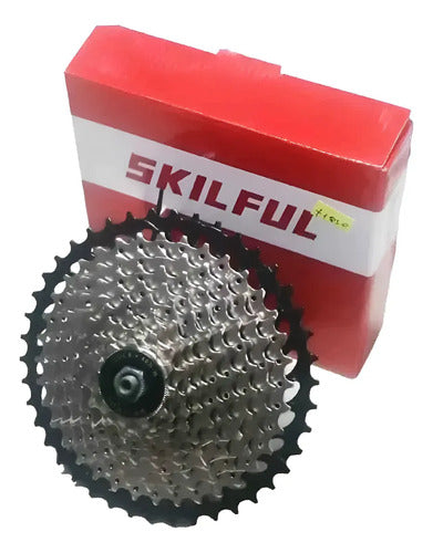 Cassette 10 Velocidades Skilful - 11-34t Plata/negro