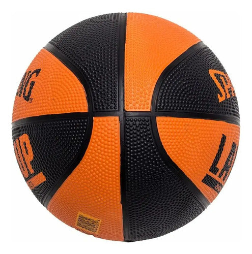 Minipelota De Baloncesto Spalding Lay Up, Goma, Color Naranja