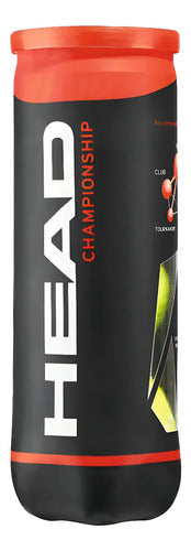 Tubo X3 Pelotas Head Championship Tenis Padel Mmsports Amarillo