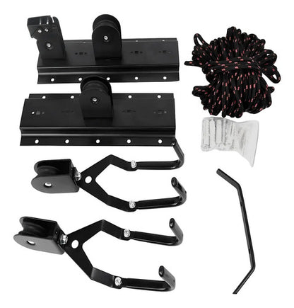 Soporte De Techo Colgar Bicicletas Tabla Surf Kayak- Zuba Color Negro