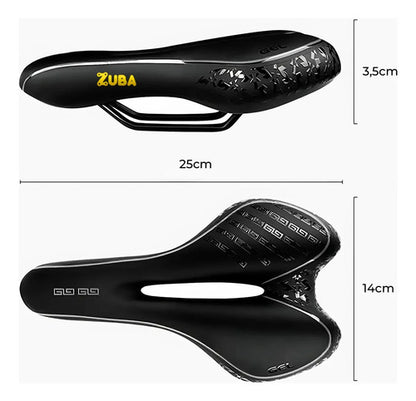 Asiento Bicicleta Mtb Comodo Az-066 Zuba Bike Negro 28 Cm 16 Cm
