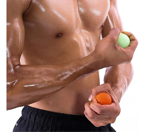 Pelotas Hand Grip Ejercitador De Mano Masaje - Livepro Naranja / Verde / Azul