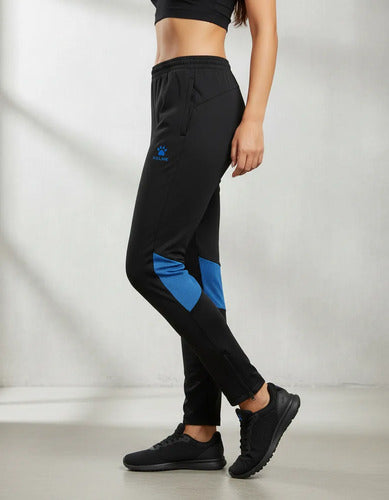 Pantalon Deportivo Entramiento Kelme Negro Azul Mmsports
