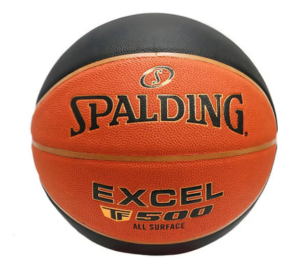 Pelota Basketball Spalding Tf500 N°7 Cuero Color Naranja