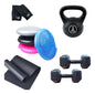 Kit Entrenamiento Yoga + Pesa Rusa + Mancuernas + Accesorios Surtido