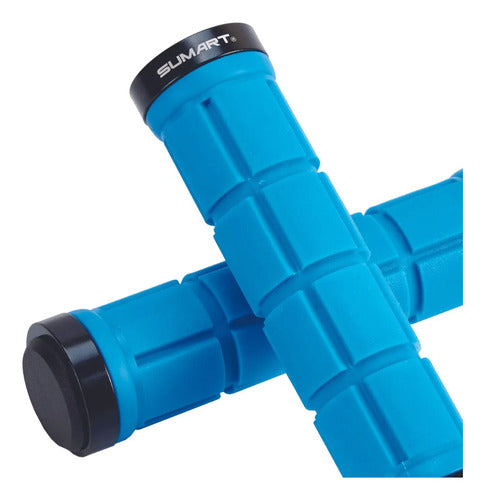 Puño Grip Mango Bicicleta Antideslizante 132mm Dual Lock