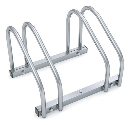 Soporte Estacionamiento 2 Bicicletas Zuba Bike Plateado