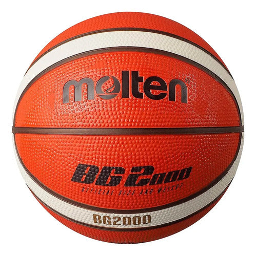 Pelota De Basketball Molten Bg 2000 N3 Naranja
