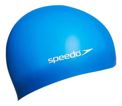 Gorra de Natación Speedo Plain Flat Silicona – Junior, Royal