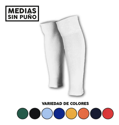 Combo Fs Medias Antideslizantes + Medias Sin Pie + Venda M&m Unico (38 Al 44)