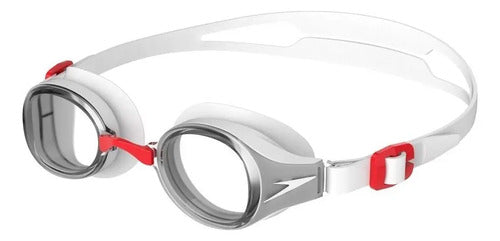 Gafas De Natación Speedo Hydropure Piscina Antiempañante Color Blanco