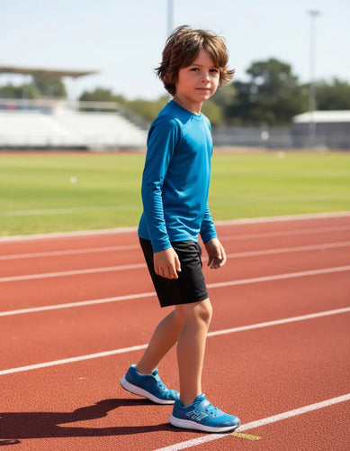 Remera Térmica Manga Larga Niño/a - Elite Mmsports