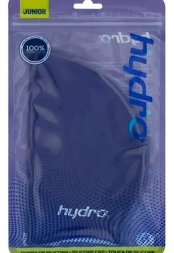 Gorra De Natación Adultos Hydro De Silicona Azul Liso Adulto