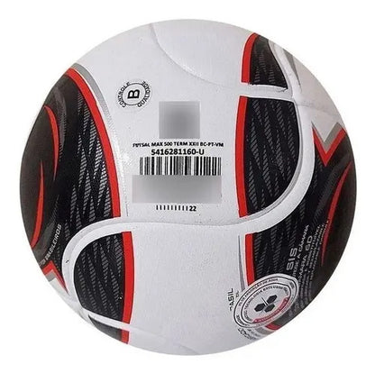Balón De Fútbol Sala Termotec Xxi Penalty Max 500, Talla Única, Color Negro Blanco