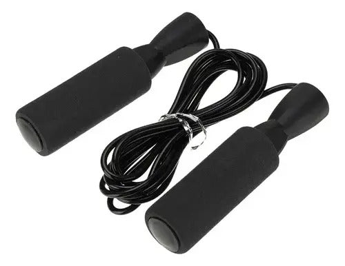 Cuerda Para Salto Con Mangos De Neopreno Multicolor