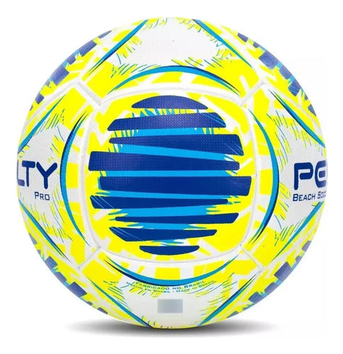 Balón De Fútbol Penalty Beach Soccer Pro Sand, Color Amarillo