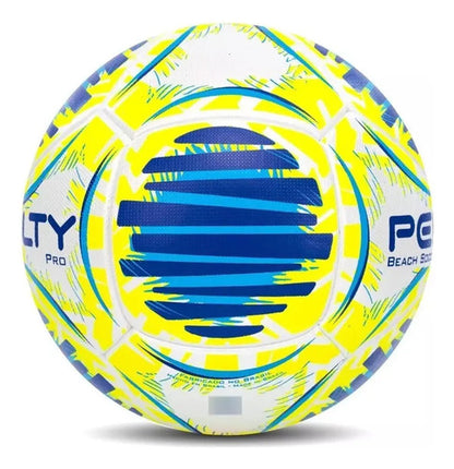 Balón De Fútbol Penalty Beach Soccer Pro Sand, Color Amarillo