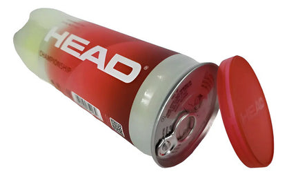 Tubo X3 Pelotas Head Championship Tenis Padel Mmsports Amarillo