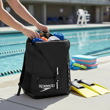 Mochila Bolso Deportivo Speedo Team Bag 35 Mmsports Negro Lisa