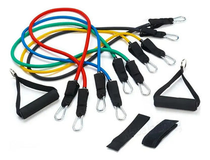 Set 5 Cuerdas Elasticas Resistencia - K'nex Negro