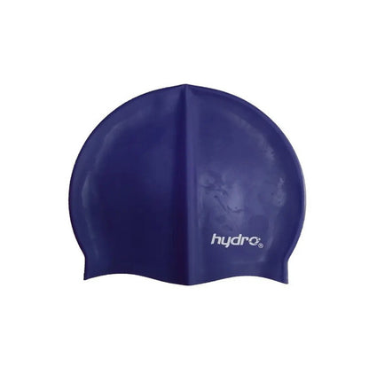 Gorra De Natación Adultos Hydro De Silicona Azul Liso Adulto