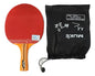 Paleta Ping Pong Tenis De Mesa 2 Estrellas Profesional Negro/rojo Ergonómico