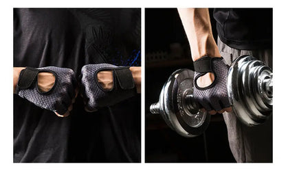 Guantes Pesas Entrenamiento Musculación Y Fitness Rhino Negro Xl Liso