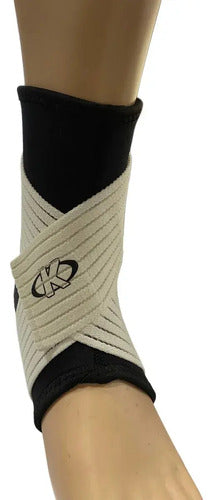Tobillera Neopreno Con Straps Multicolor