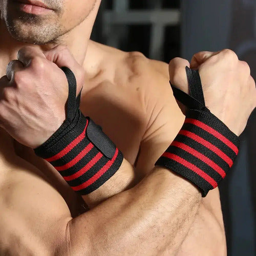Muñequera Estabilidad Entrenamiento Gym Gimnasio Crossfit Colores Surtidos