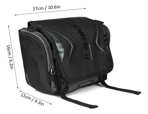 Bolso Delantero Bicicleta Morral Impermeable - Inbike Negro