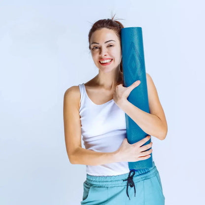 Alfombra De Yoga Mat Antideslizante 174x92x4mm Umbro Azul