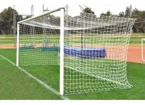 Red De Futbol 11 - 4 Mm Nylon 7.5 X 2.5 X 0.6 M Uv Blanco