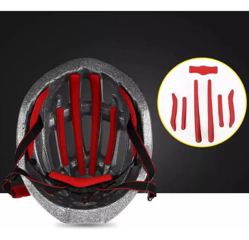 Casco Bicicleta Ultraligero Carretera Montaña Inbike Mx-8 Negro M
