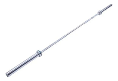 Barra Profesional Olimpica 4 Rodamientos 20kg Livepro Plateado